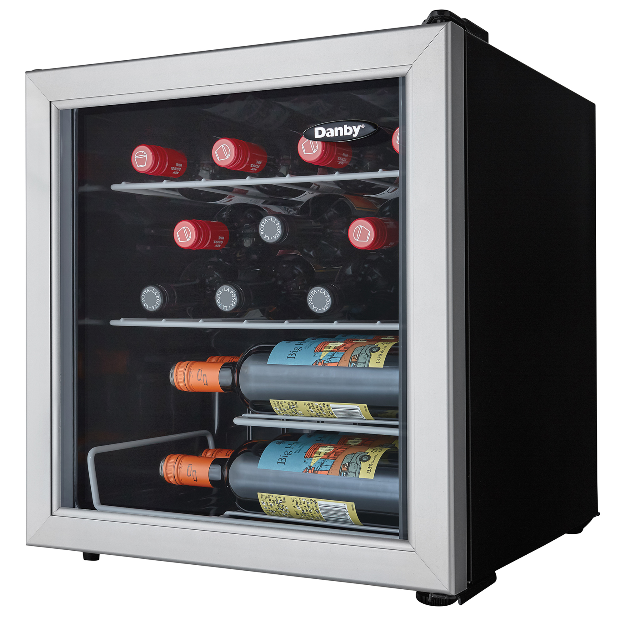 17 Bottle Free-standing Wine Cooler In Platinum DWC172BLPDB