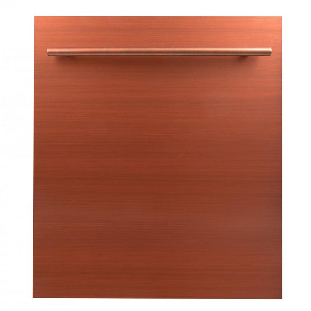 24 in. Top Control Dishwasher with Copper Panel and Modern Style Handle, 52dBa DWC24