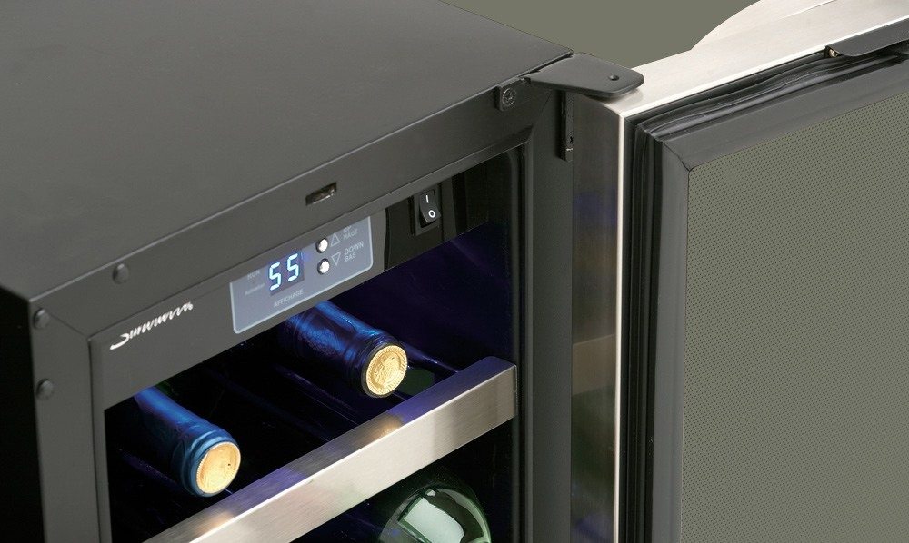 Pecorino 12” SINGLE ZONE WINE CELLAR. DWC276BLSUS
