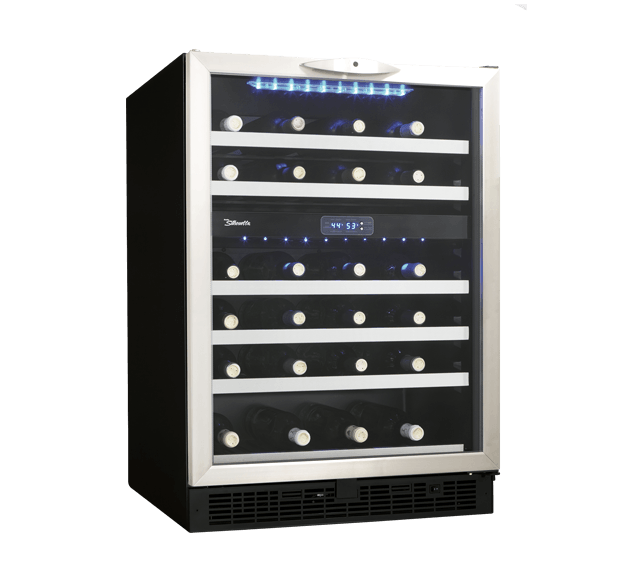 Stilton 24” DUAL ZONE WINE CELLAR. DWC518BLSUS