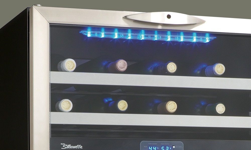 Stilton 24” DUAL ZONE WINE CELLAR. DWC518BLSUS