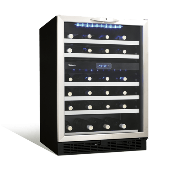 Stilton 24” DUAL ZONE WINE CELLAR. DWC518BLSUS