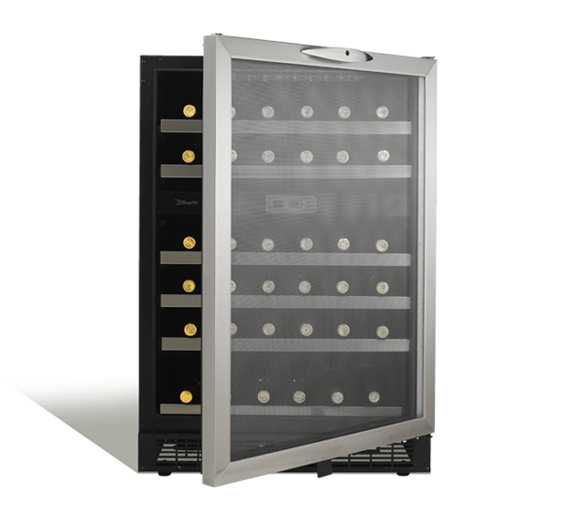 Stilton 24” DUAL ZONE WINE CELLAR. DWC518BLSUS