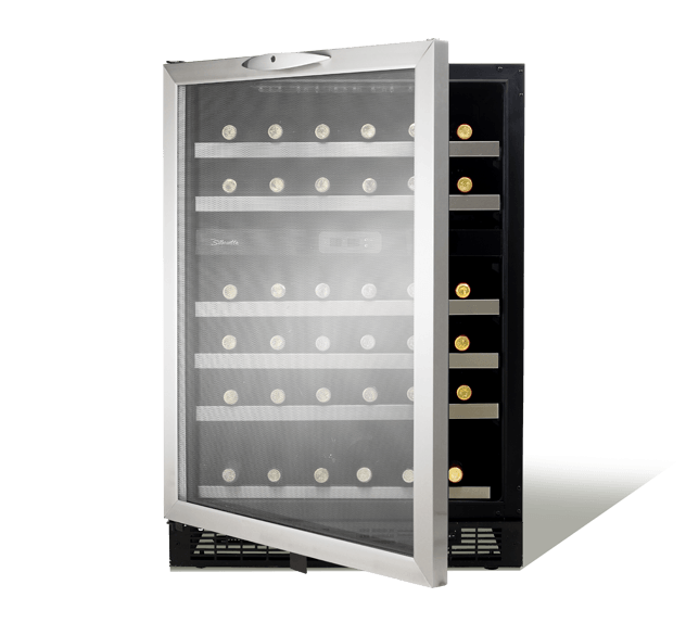 Stilton 24” DUAL ZONE WINE CELLAR. DWC518BLSUS