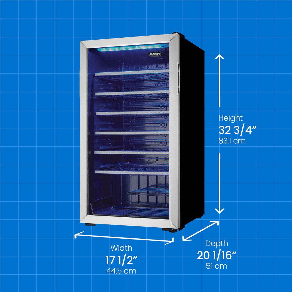 36 Bottle Free-standing Wine Cooler DWC93BLSDBR1