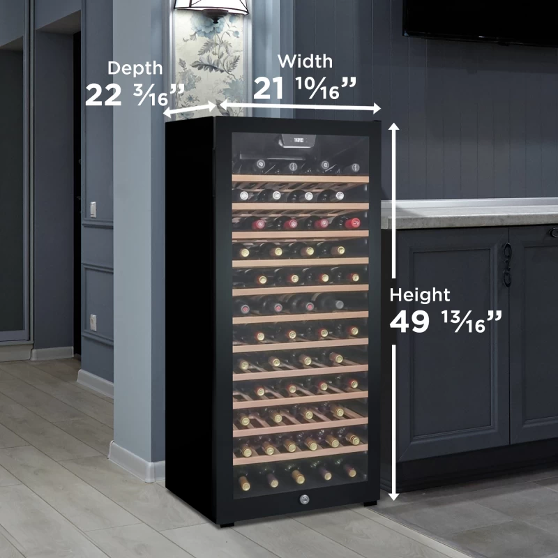 94 Bottle Free-Standing Wine Cooler view 15
