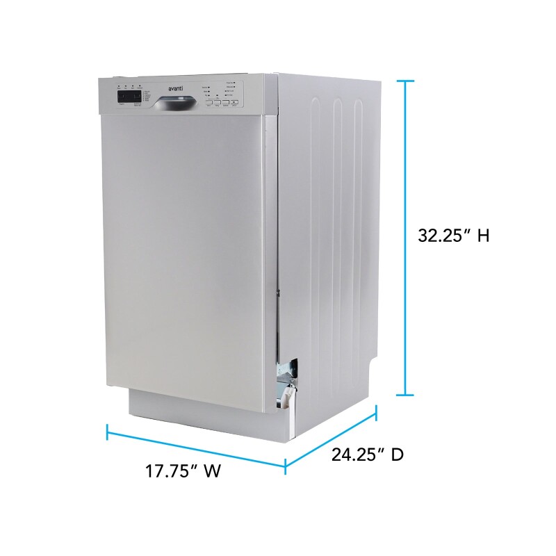 Avanti 18" Built In Dishwasher view 3