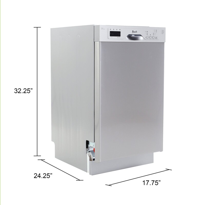 Avanti 18" Built In Dishwasher view 24