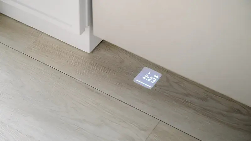 Time Remaining PowerBeam countdown on floor