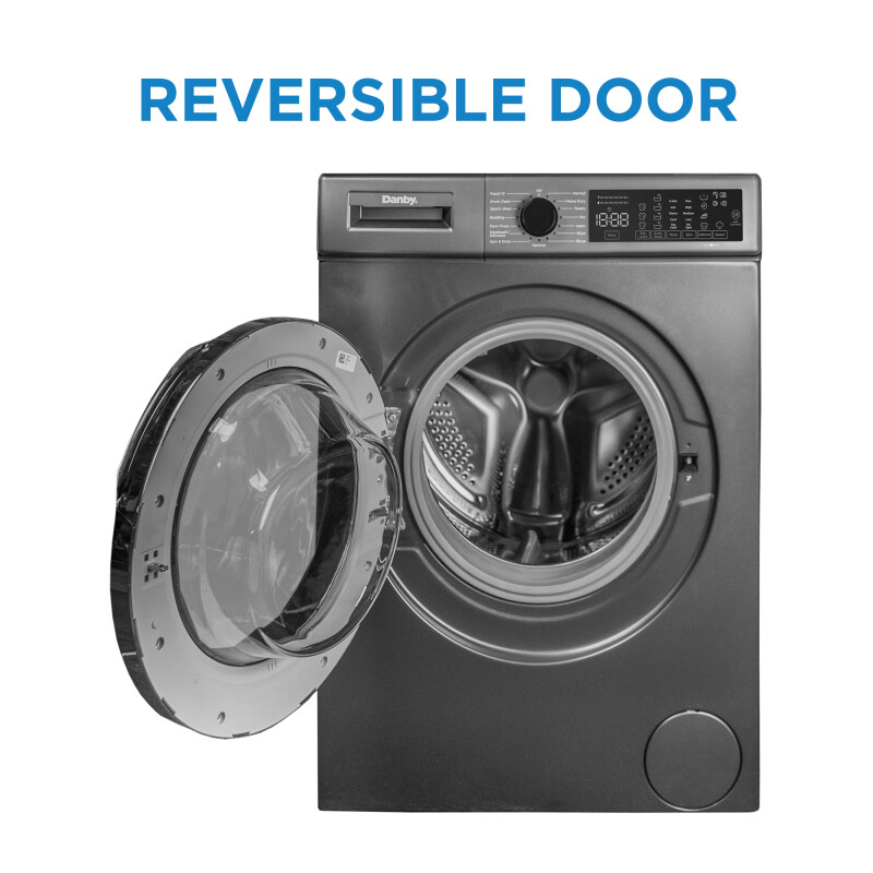 24″ Stackable Front Load Washer with Steam DWM022D1DSDB