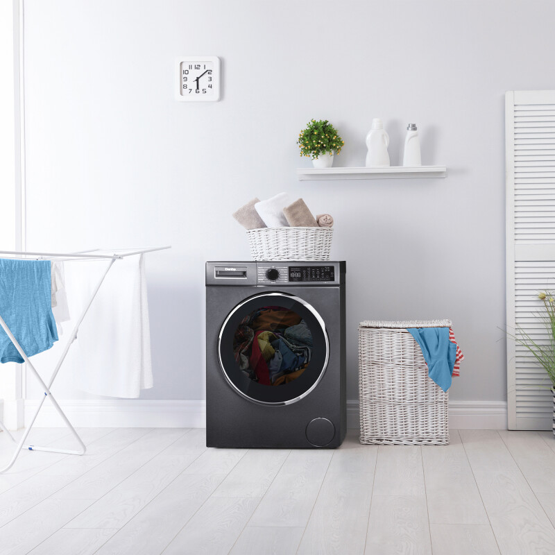 24″ Stackable Front Load Washer with Steam DWM022D1DSDB