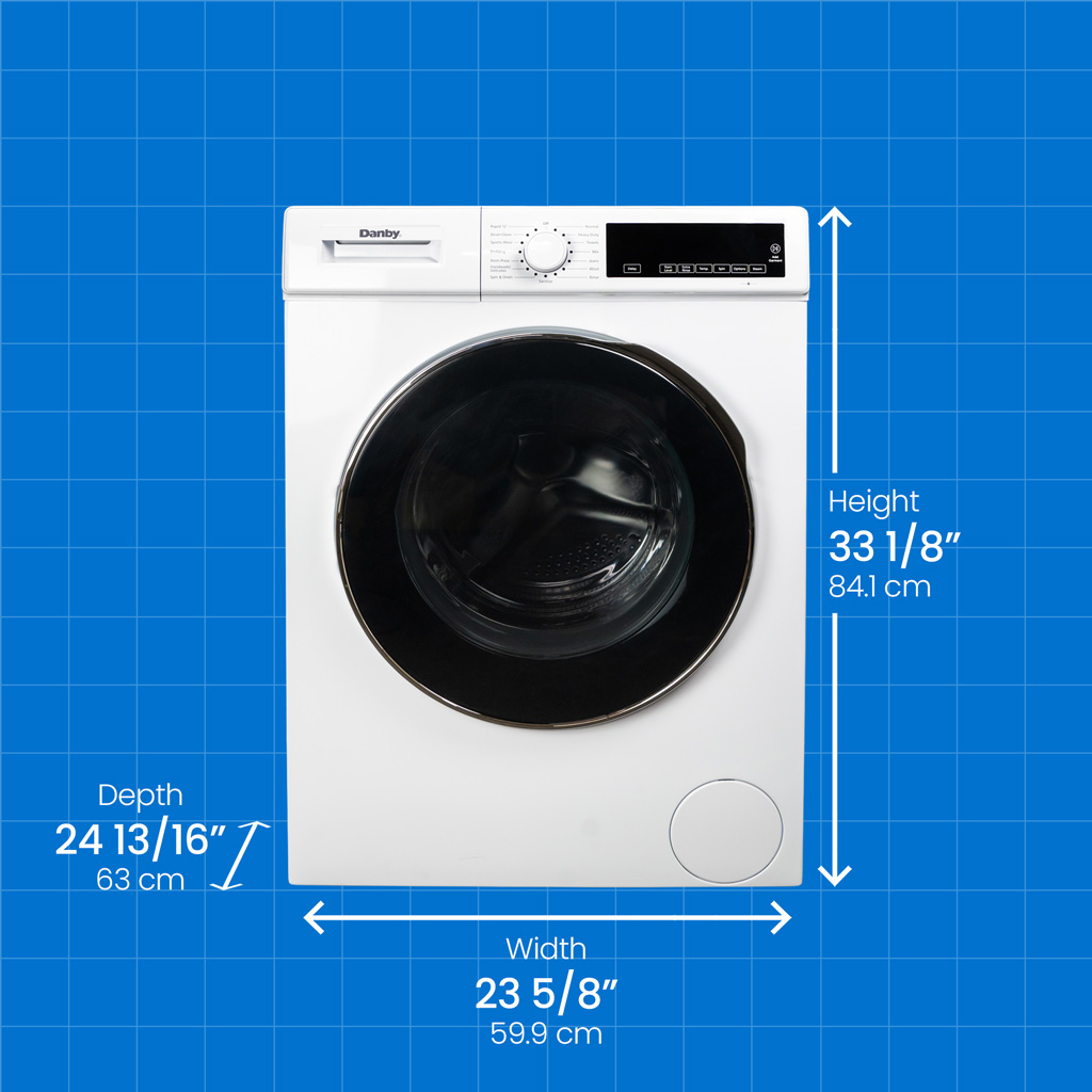 24″ Stackable Front Load Washer With Steam DWM022D3WDB