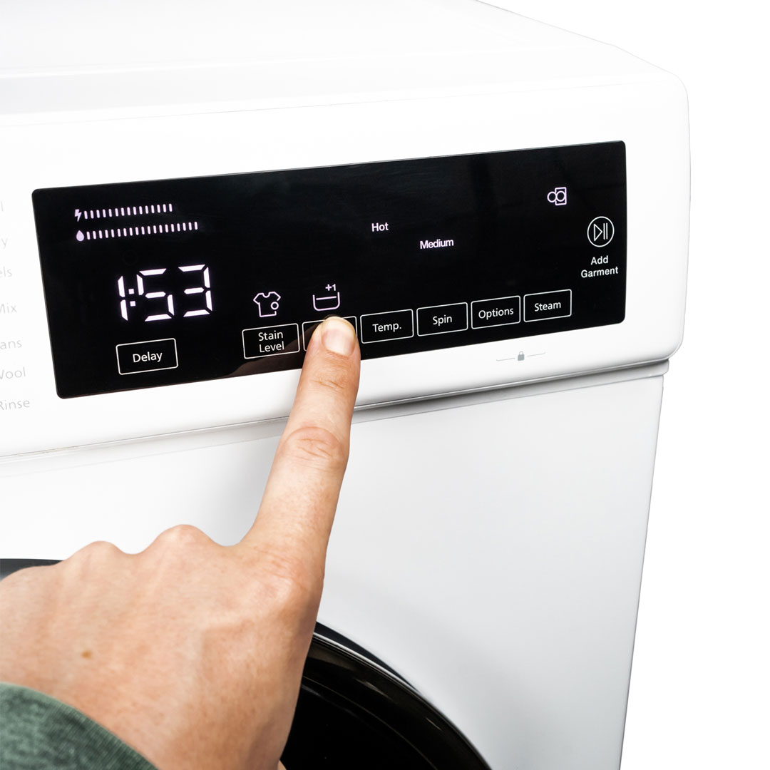 24″ Stackable Front Load Washer With Steam DWM022D3WDB