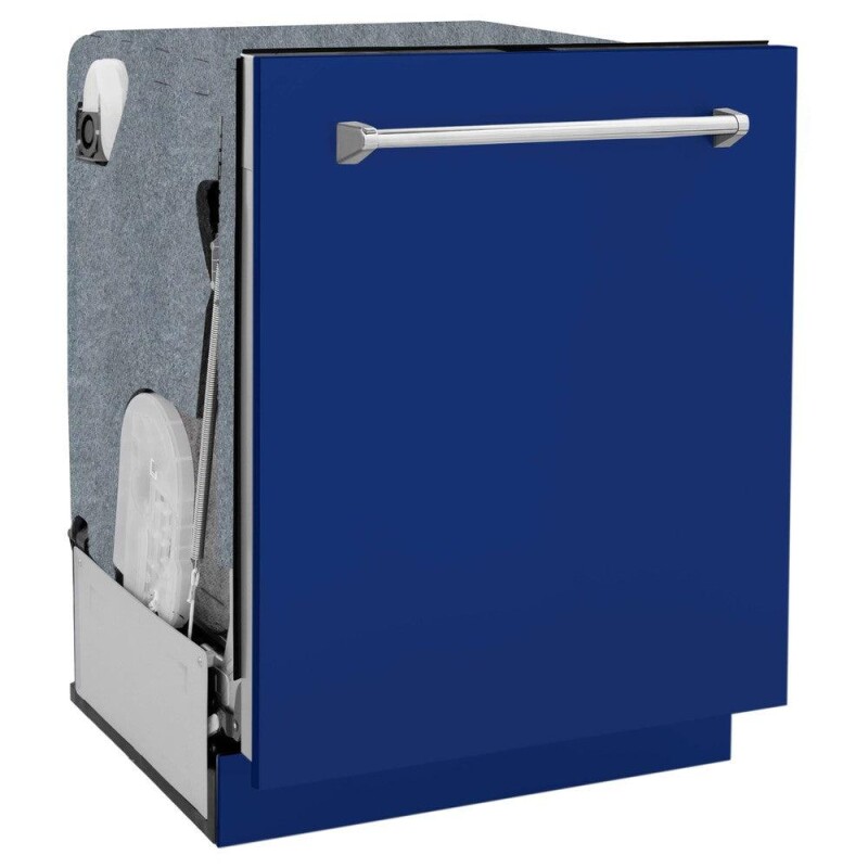 24 in. Monument Series 3rd Rack Top Touch Control Dishwasher with Blue Gloss Panel, 45dBa DWMT24BG