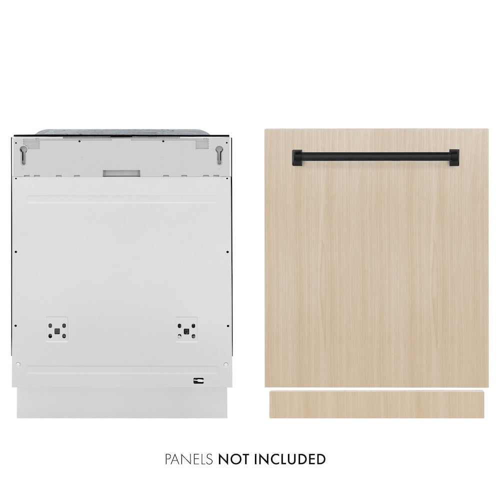 Autograph Edition 24 In. Monument Series 3rd Rack Top Touch Control Tall Tub Dishwasher In Custom Panel Ready With Matte Black Handle, 45dba DWMTZ24MB