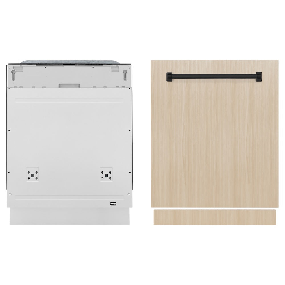 Autograph Edition 24 In. Monument Series 3rd Rack Top Touch Control Tall Tub Dishwasher In Custom Panel Ready With Matte Black Handle, 45dba DWMTZ24MB