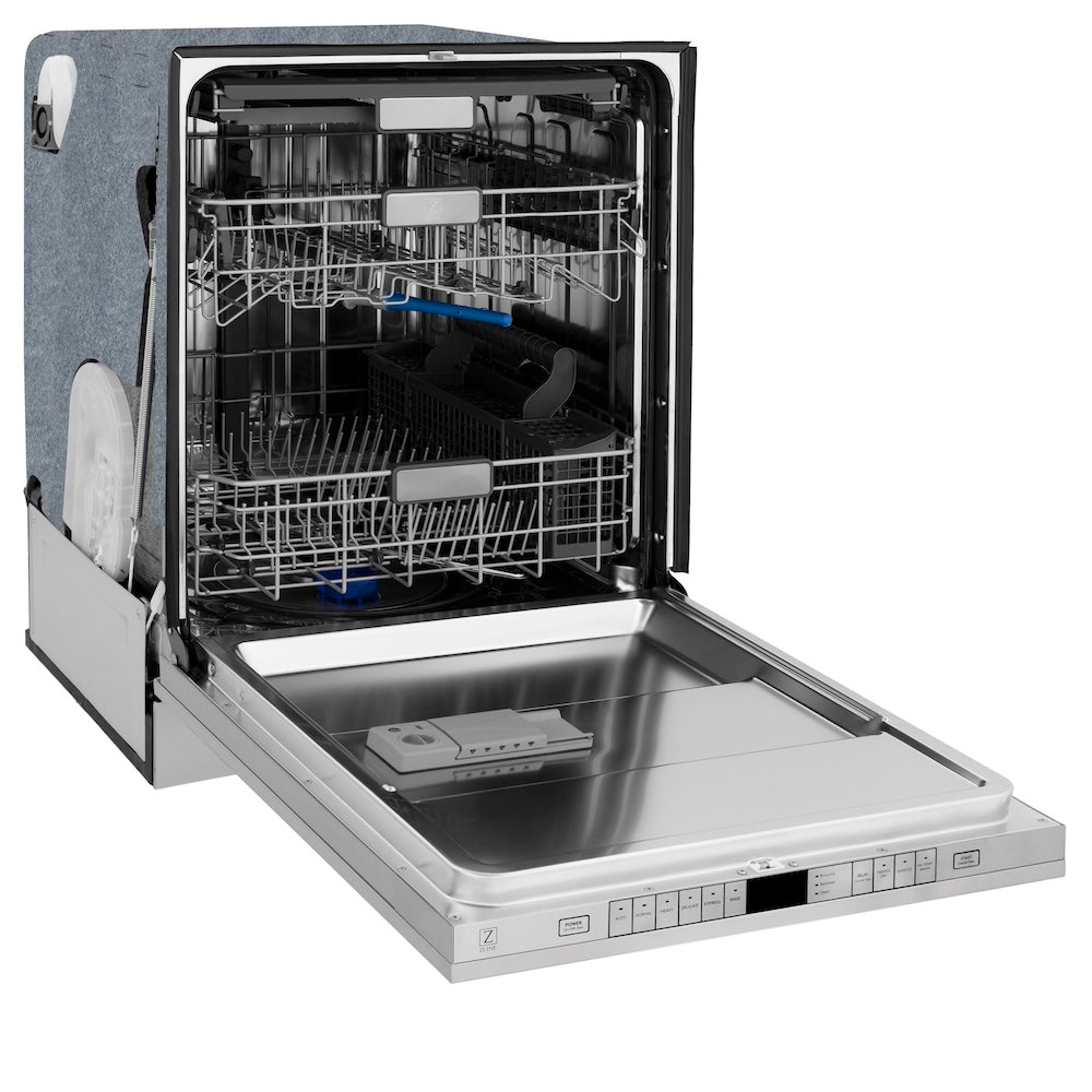 Autograph Edition 24 In. Monument Series 3rd Rack Top Touch Control Tall Tub Dishwasher In Custom Panel Ready With Matte Black Handle, 45dba DWMTZ24MB