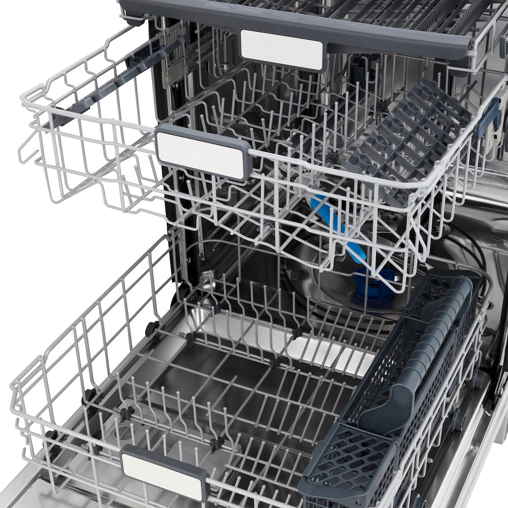 Autograph Edition 24 In. Monument Series 3rd Rack Top Touch Control Tall Tub Dishwasher In Custom Panel Ready With Matte Black Handle, 45dba DWMTZ24MB
