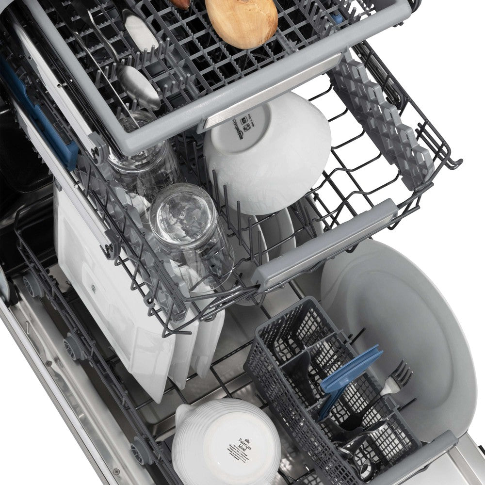 18 In. Tallac Series 3rd Rack Top Control Dishwasher In Custom Panel Ready With Stainless Steel Tub, 51dba DWV18