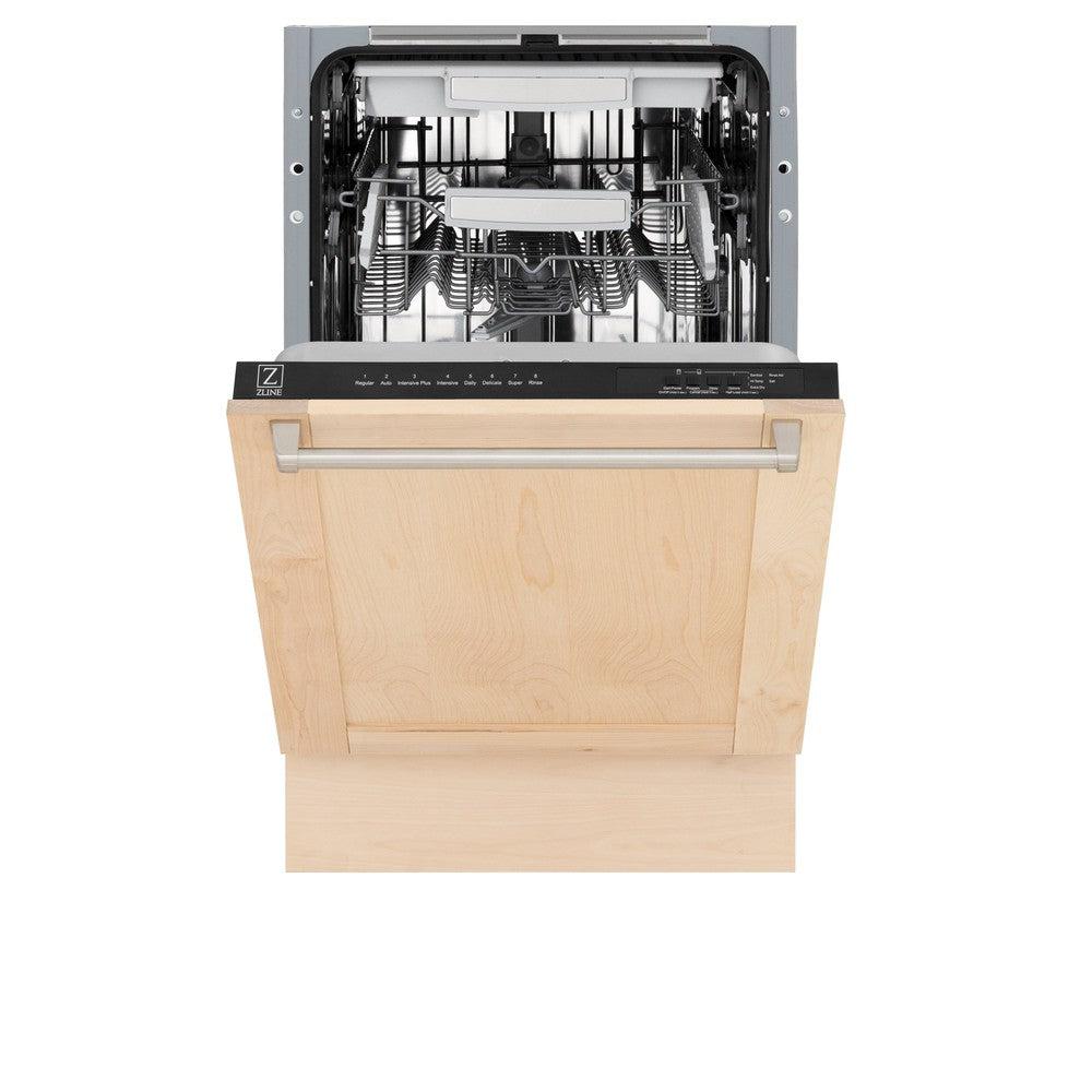 18 In. Tallac Series 3rd Rack Top Control Dishwasher With Unfinished Wood Panel, 51dba DWVUF18