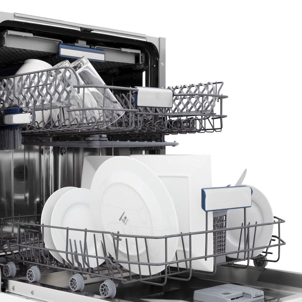 Autograph Edition 24 In. Tallac Series 3rd Rack Top Control Built-in Tall Tub Dishwasher In Custom Panel Ready With Polished Gold Handle, 51dba DWVZ24G