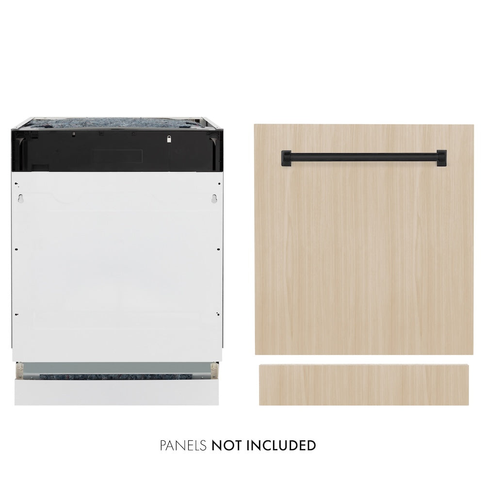 Autograph Edition 24 In. Tallac Series 3rd Rack Top Control Built-in Tall Tub Dishwasher In Custom Panel Ready With Matte Black Handle, 51dba DWVZ24MB