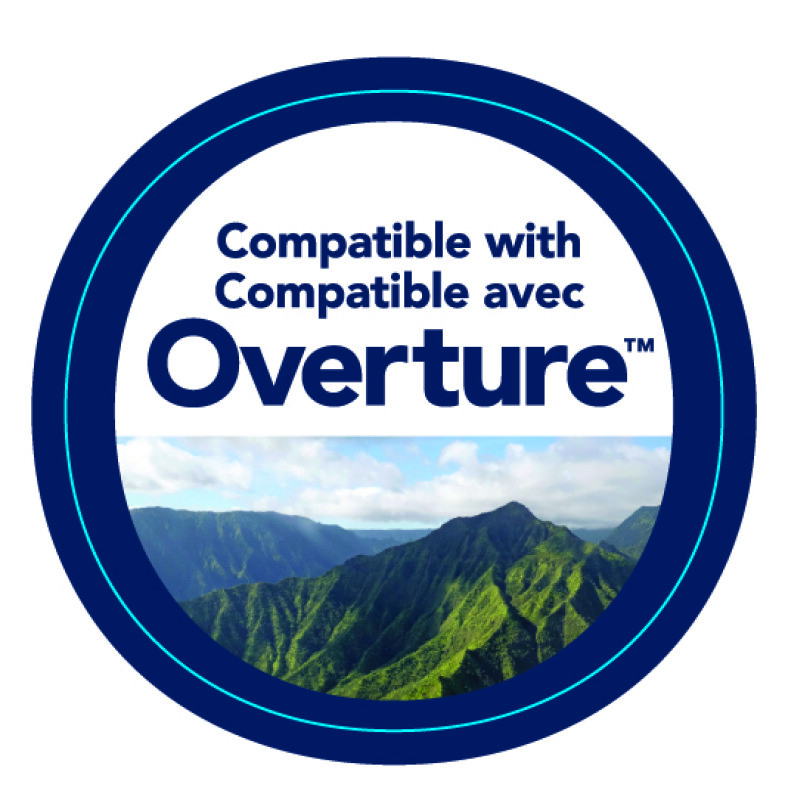 Compatible with Overture Connected IAQ System