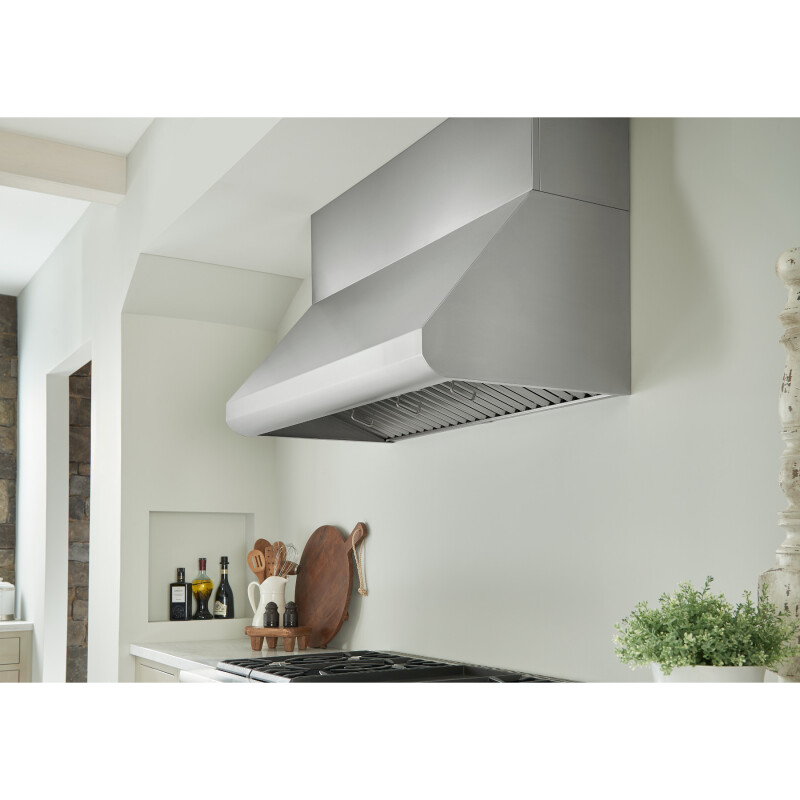 Elite E60000 48-inch Convertible Canopy Wall-Mount Range Hood w/Heat Sentry 1290 Max Blower CFM E6048TSS