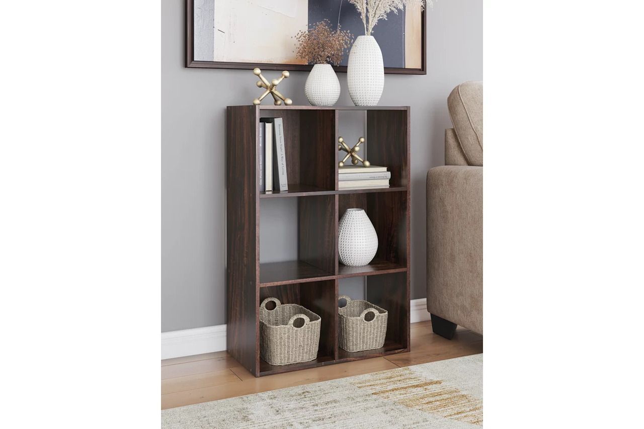 Glosmount Six Cube Organizer In Cherry and Light Brown EA10553X2