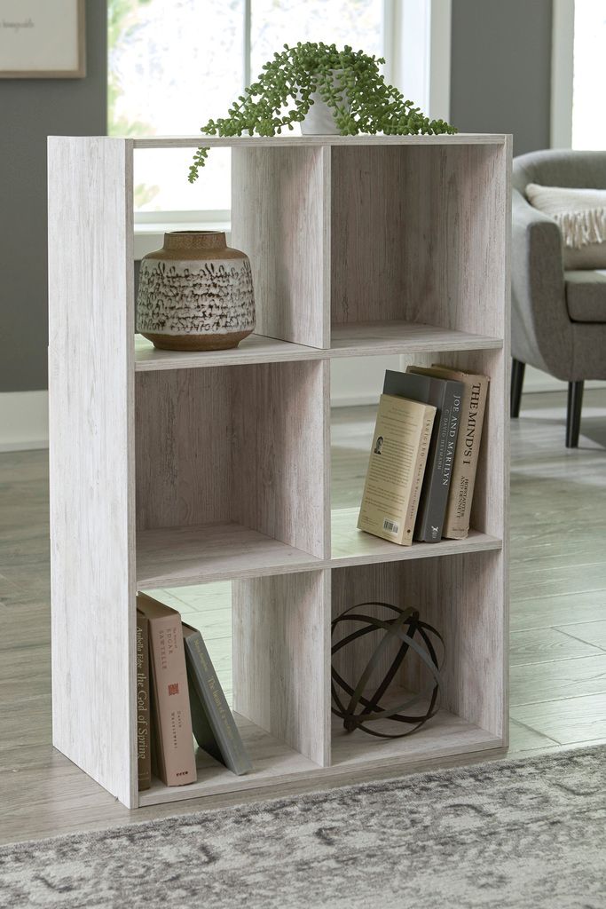 Paxberry Whitewash Six Cube Organizer EA18113X2