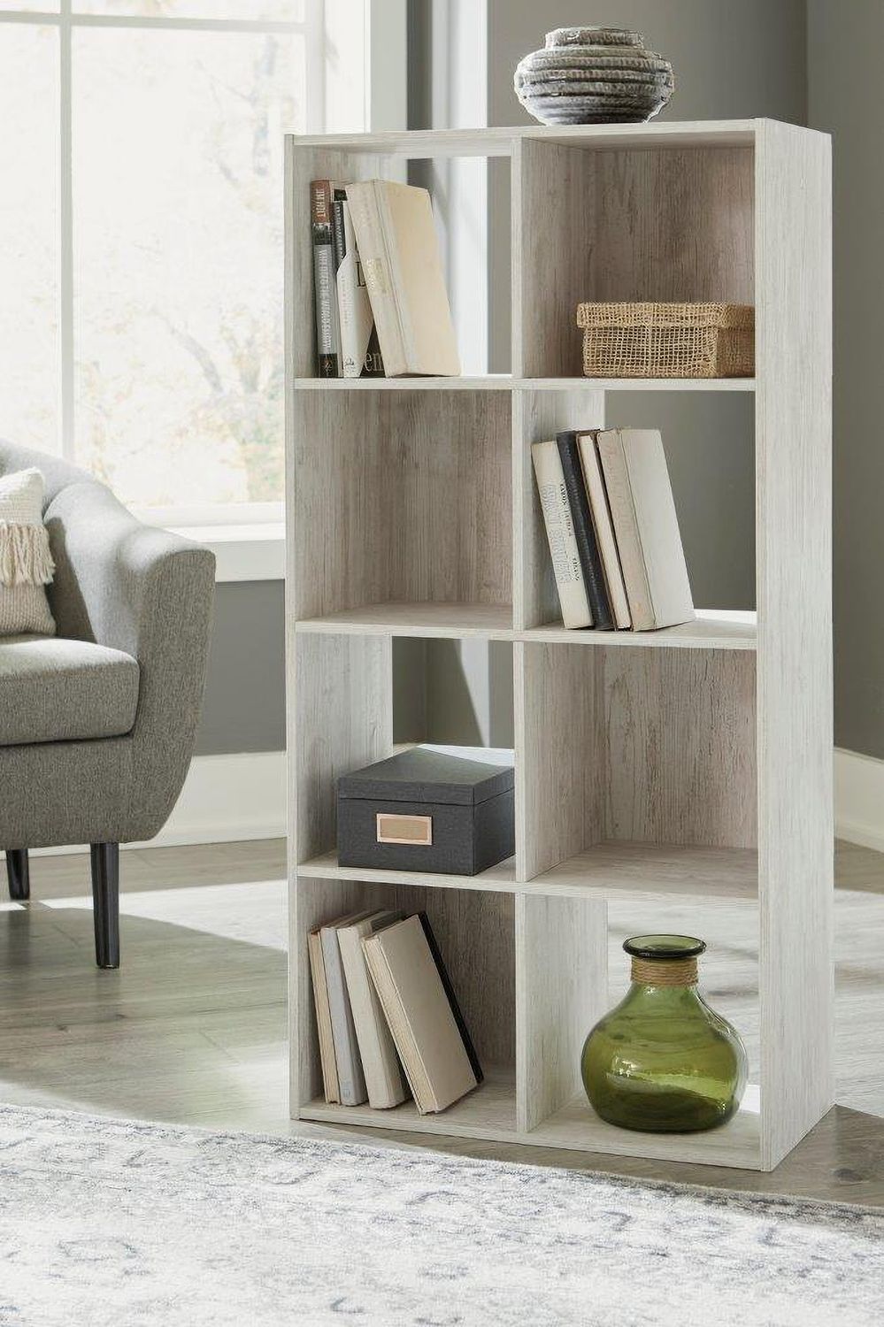 Paxberry Whitewash Eight Cube Organizer EA18114X2