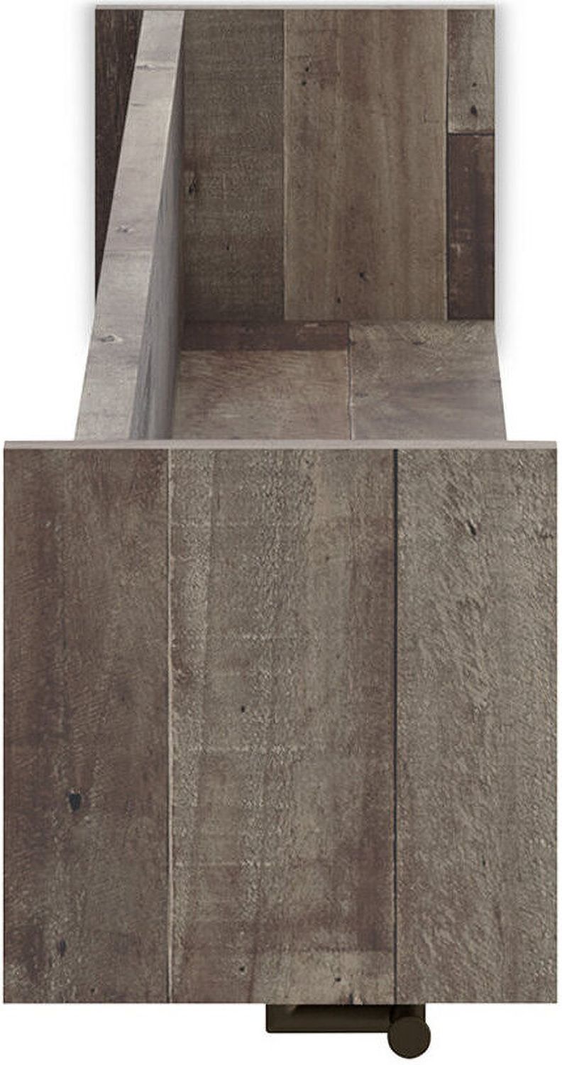 Neilsville Multi Gray Wall Mounted Coat Rack W/Shelf EA2120151