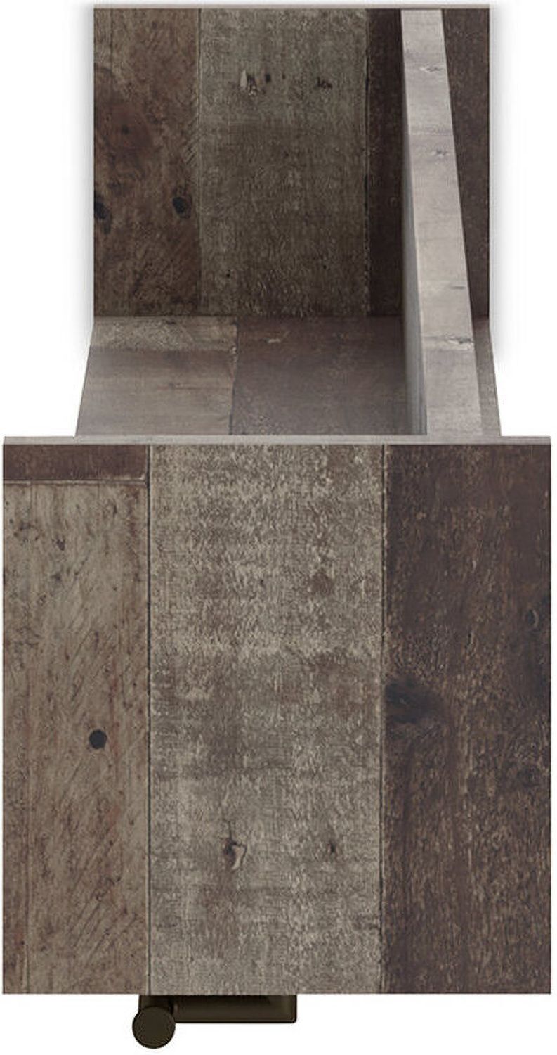 Neilsville Multi Gray Wall Mounted Coat Rack W/Shelf EA2120151
