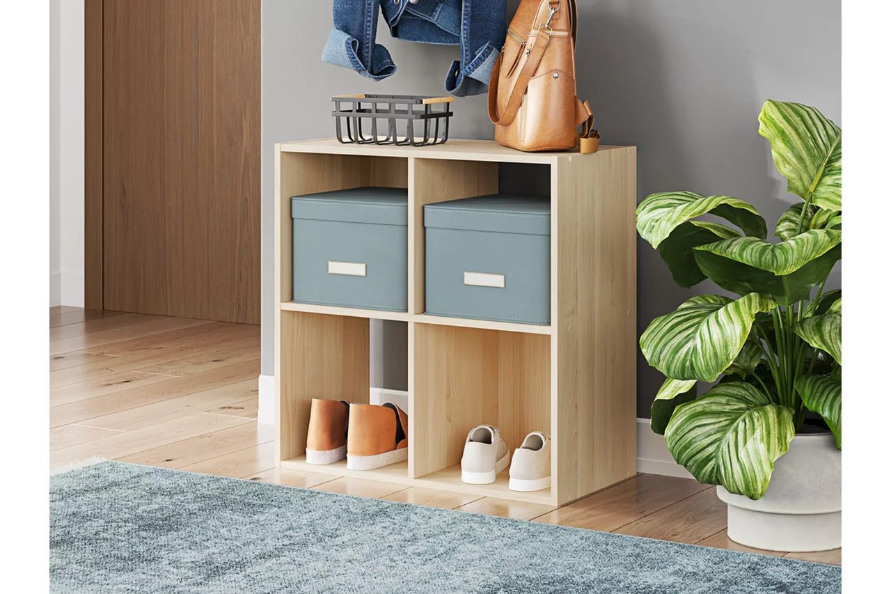 Piperton Four Cube Organizer In Tan EA24442X2