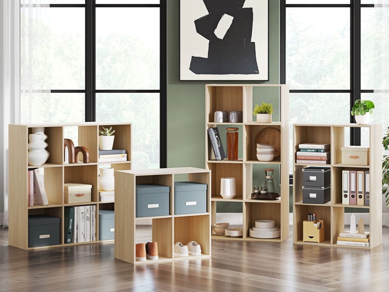 Piperton Eight Cube Organizer In Tan EA24444X2
