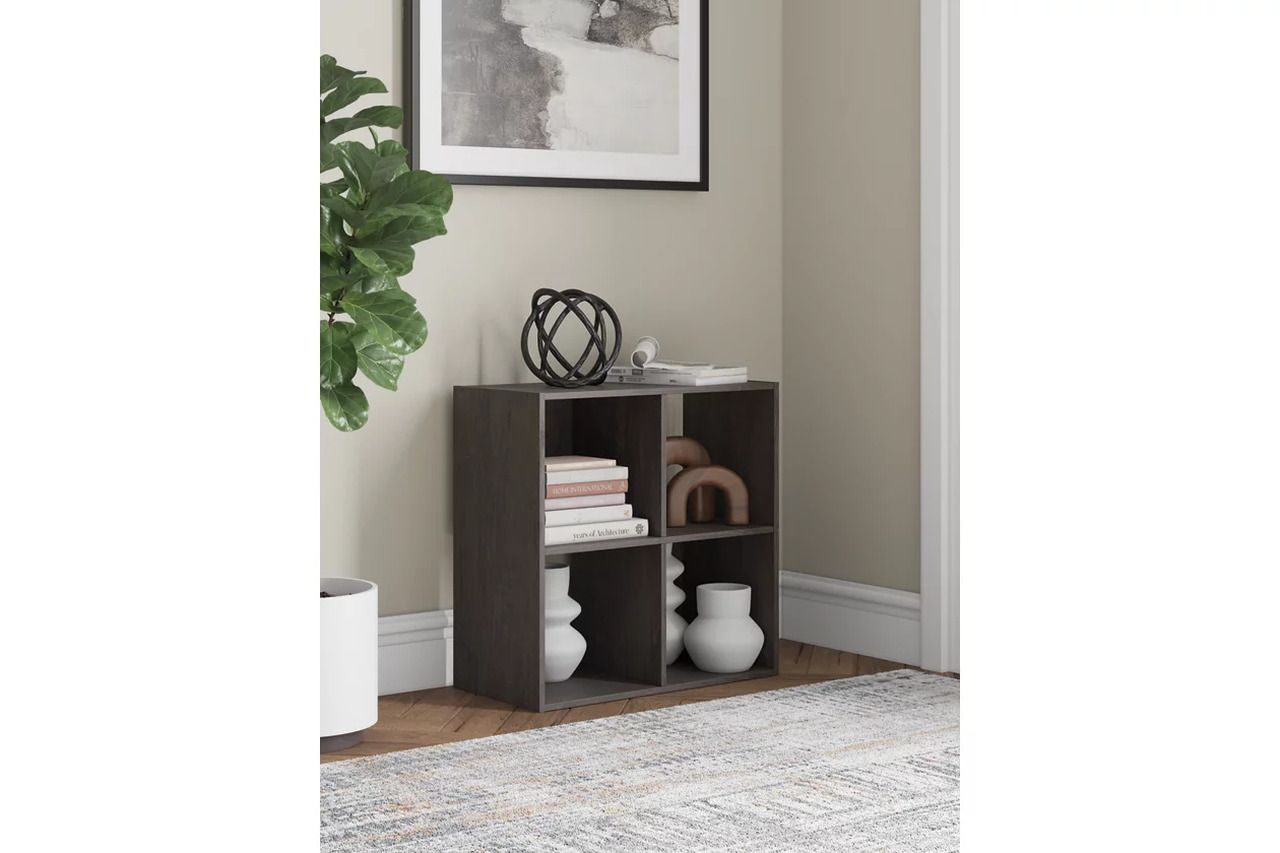 Piperton Four Cube Organizer In Charcoal EA55142X2
