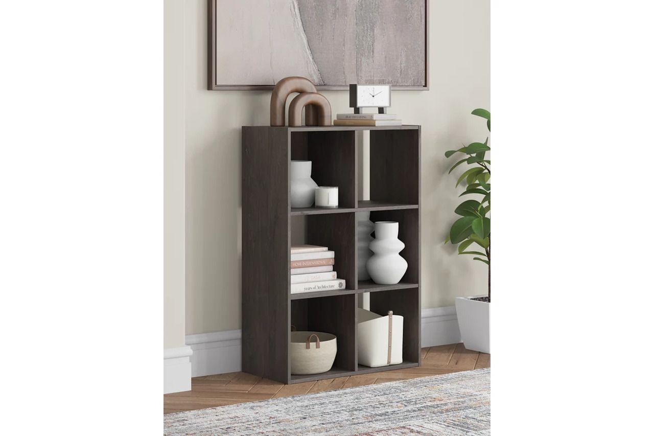 Piperton Six Cube Organizer In Charcoal EA55143X2