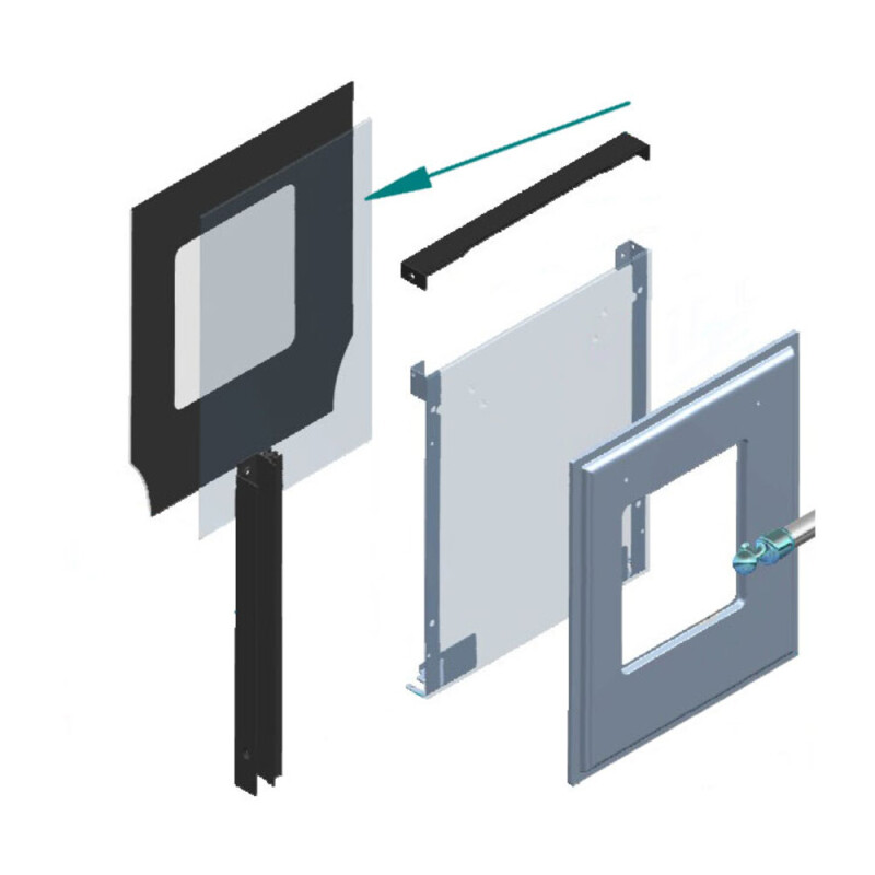 Parts  Inside Door Glass for UOV 30 E3 (A/504/87/16) EA7814026110000