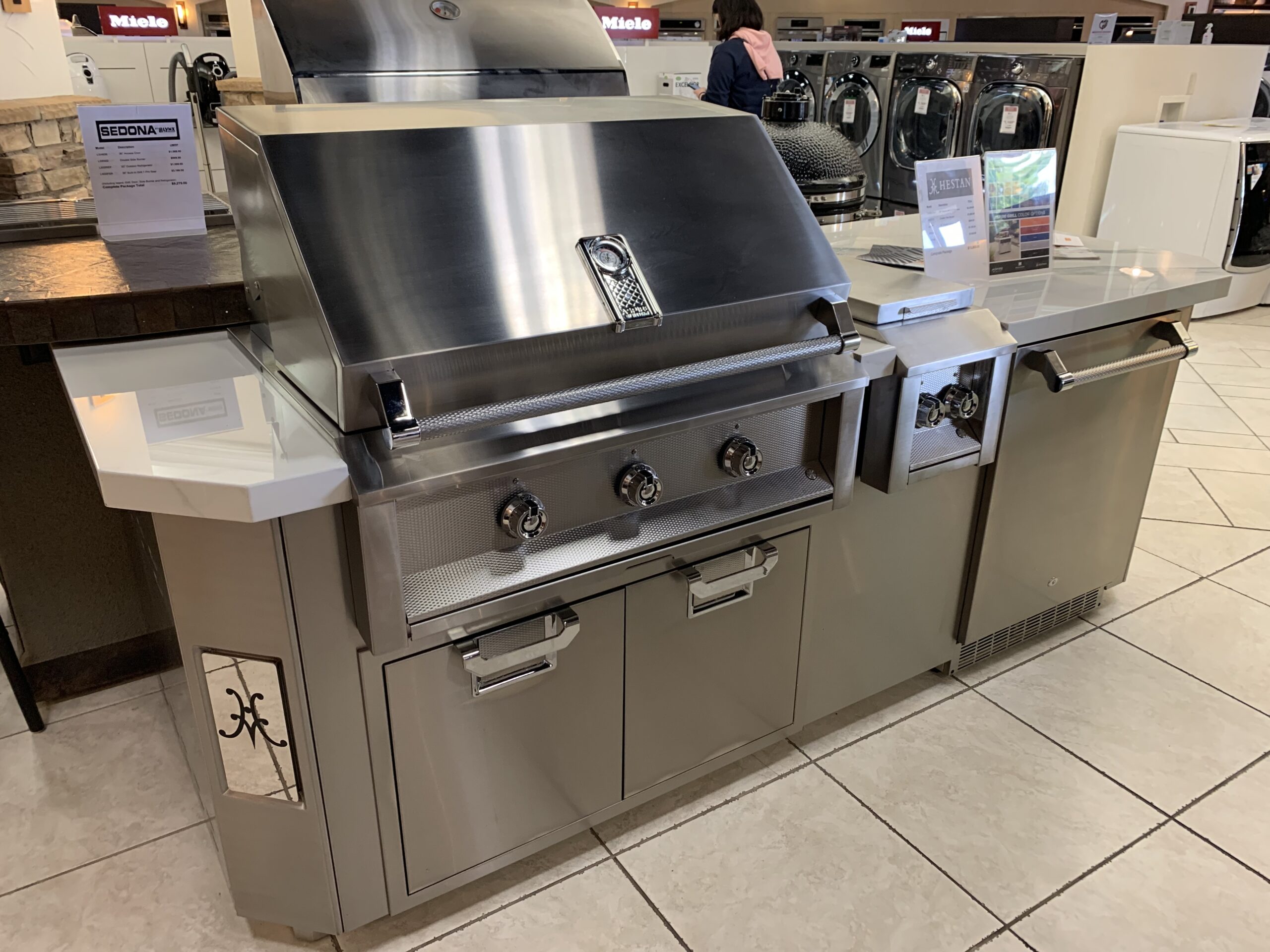 36" Aspire Built-In Grill All Burner Model EAB36BK