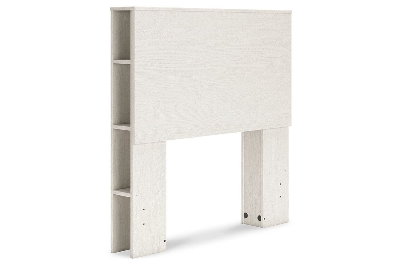 Aprilyn Twin Bookcase Headboard In White EB1024163