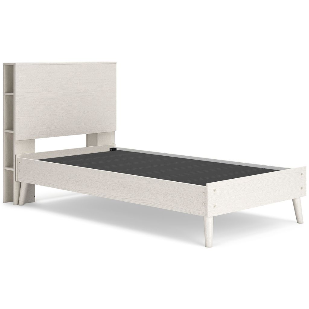 Aprilyn Twin Bookcase Headboard In White EB1024163