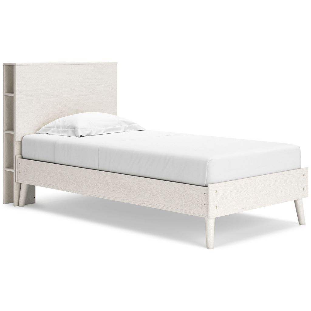 Aprilyn Twin Bookcase Headboard In White EB1024163