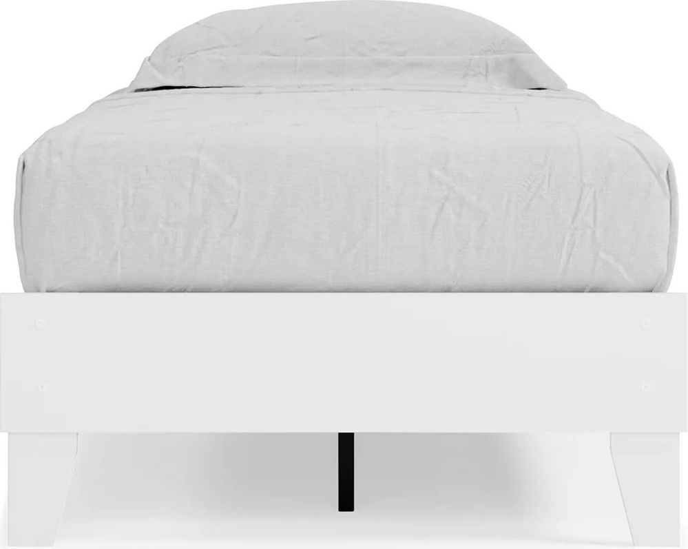 Piperton White Twin Platform Bed EB1221111