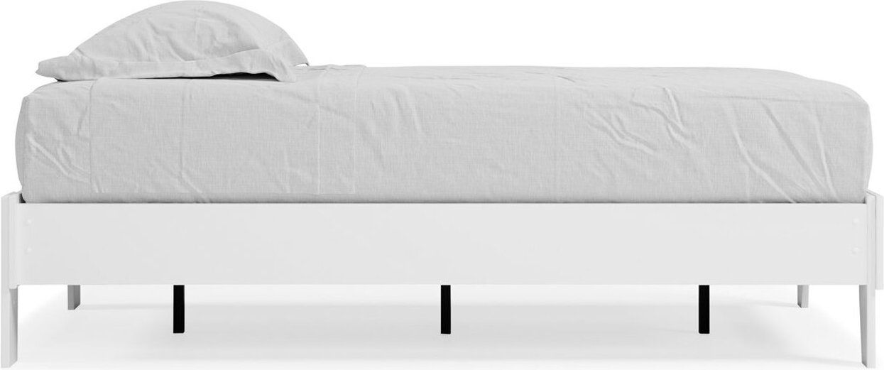 Piperton White Twin Platform Bed EB1221111