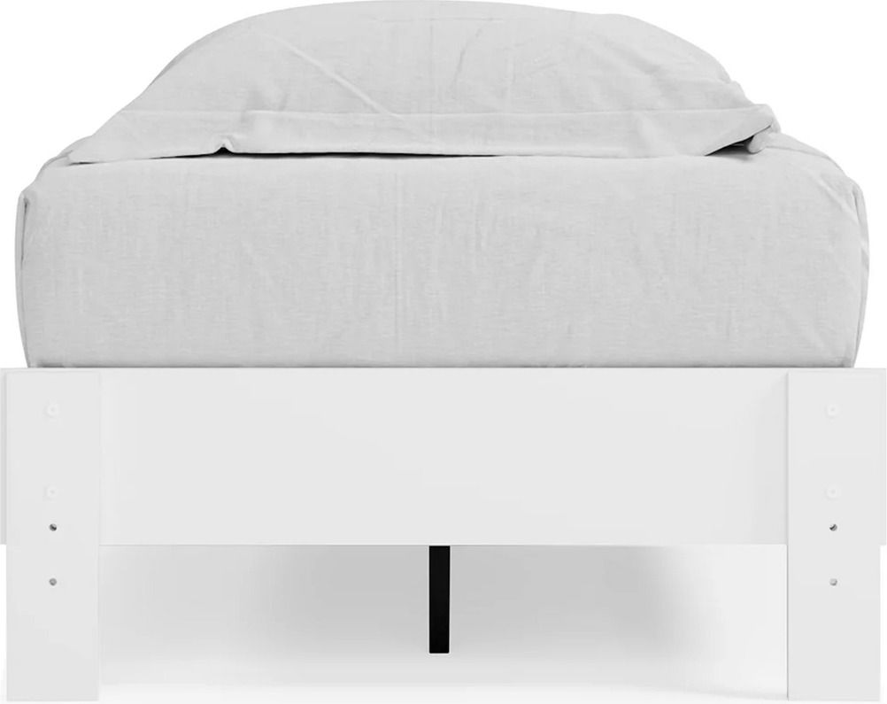 Piperton White Twin Platform Bed EB1221111