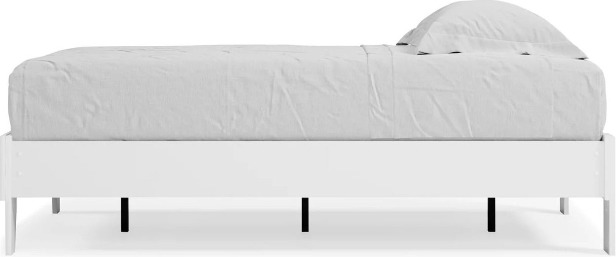 Piperton White Twin Platform Bed EB1221111