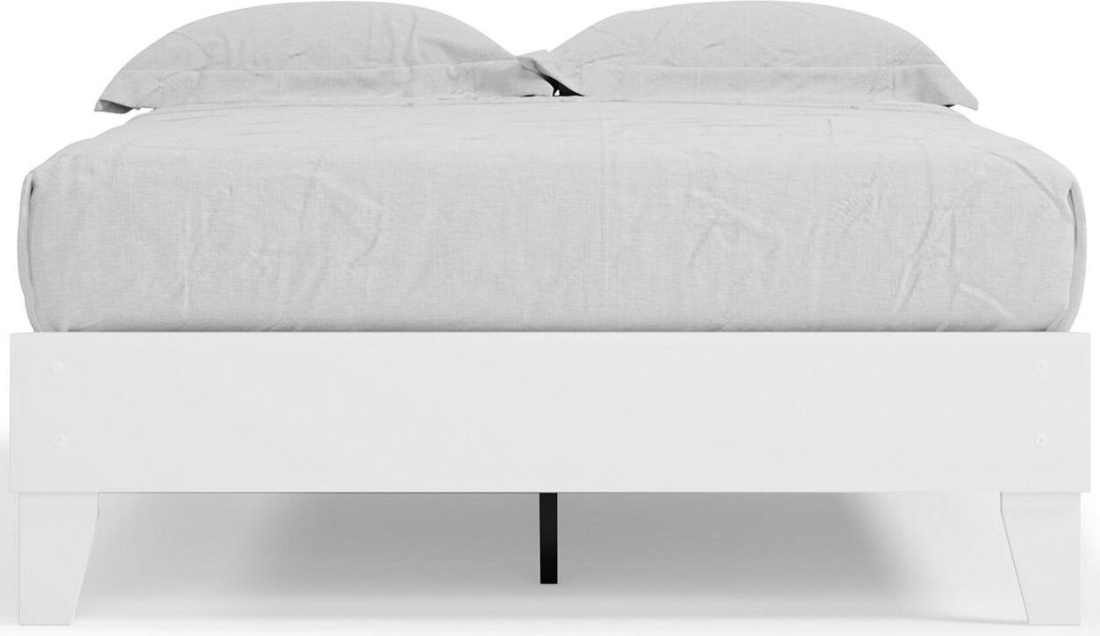 Piperton White Full Platform Bed EB1221112