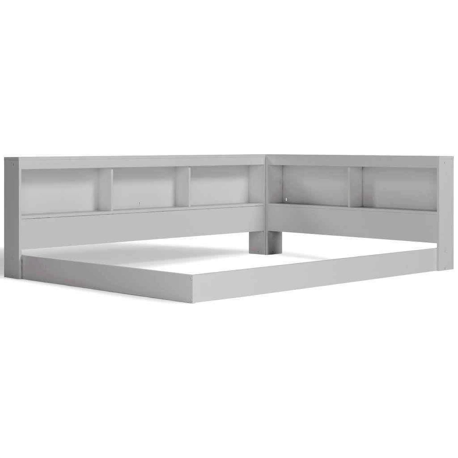 Piperton White Full Bookcase Storage With End Panel EB1221B2