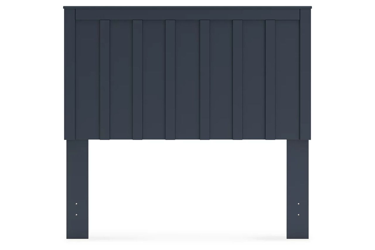 Simmenfort Full Panel Headboard In Navy Blue EB1528156