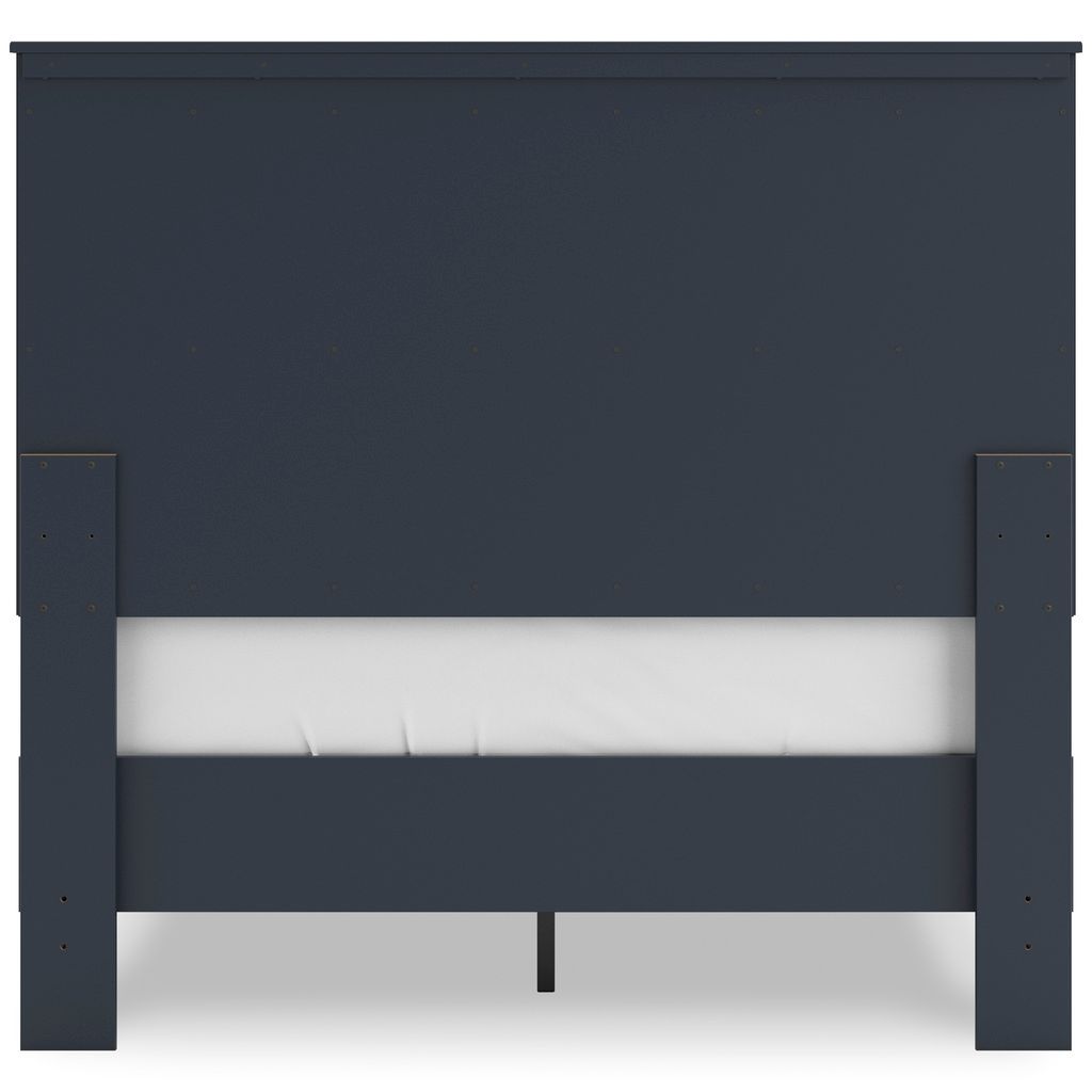 Simmenfort Full Panel Headboard In Navy Blue EB1528156